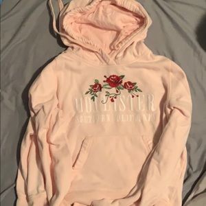 Hollister Cropped Rose Hoodie